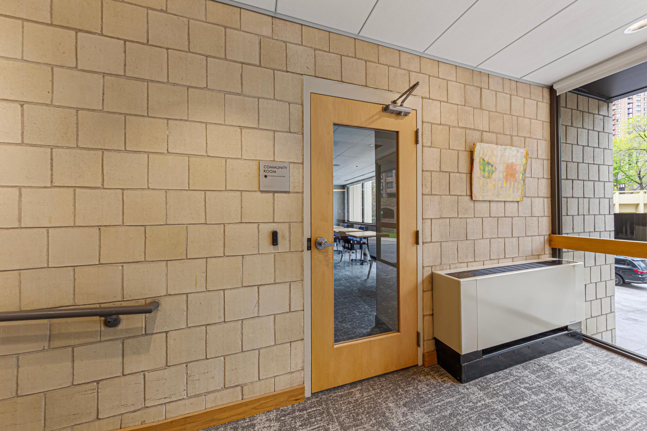 Private community room for residents to book