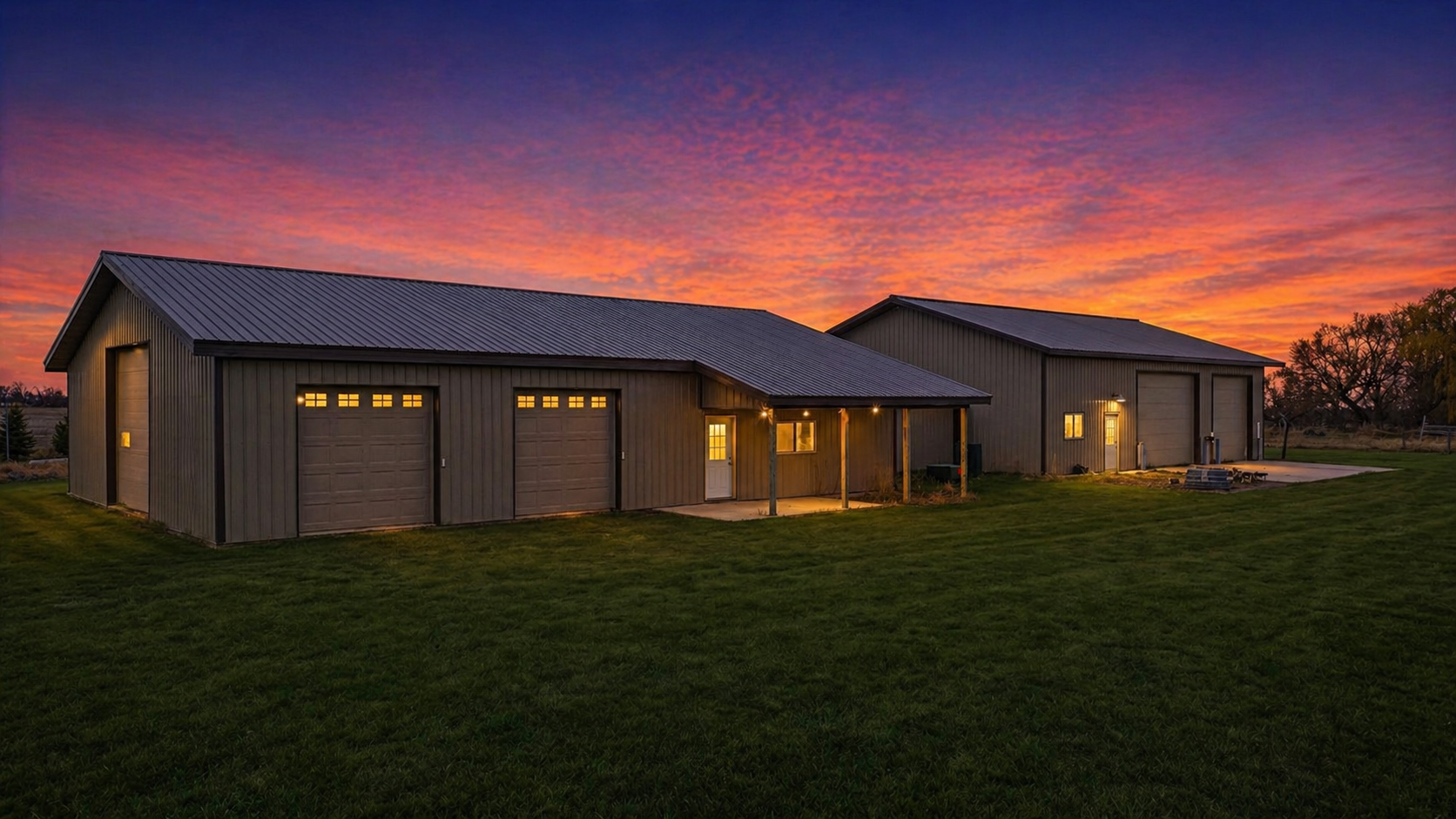 Shop -1 Exterior Twilight