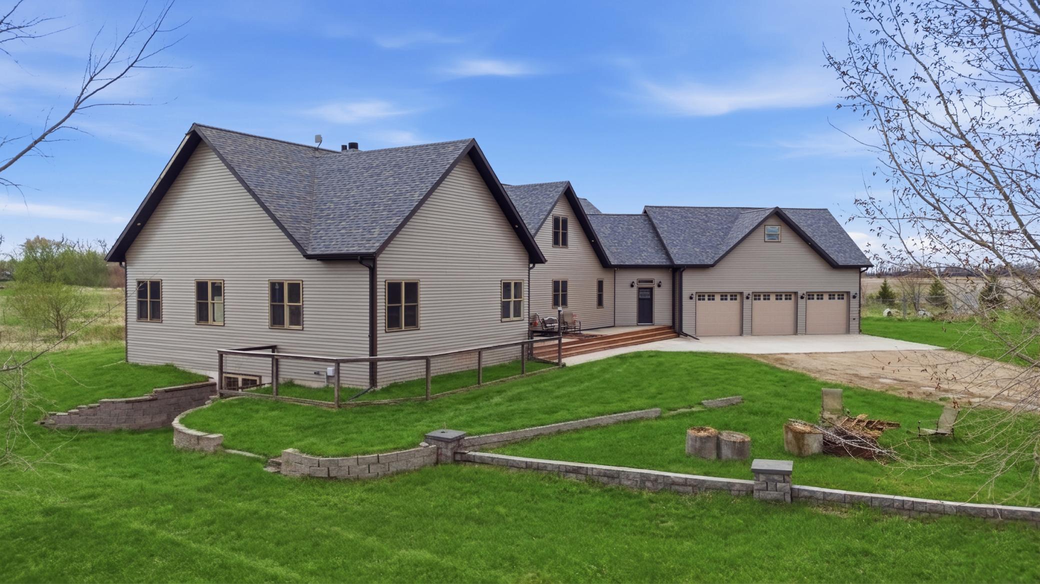 Exterior Side of House Green Grass