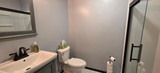 Lower level 3/4 bath