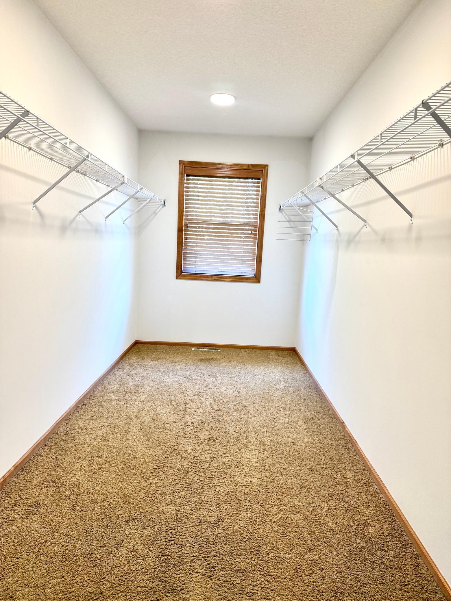 Owners suite walk in closet