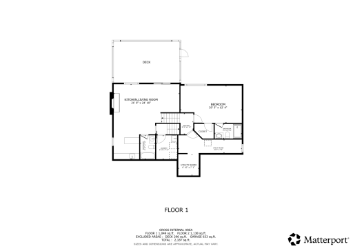 Lower two levels floor plan
