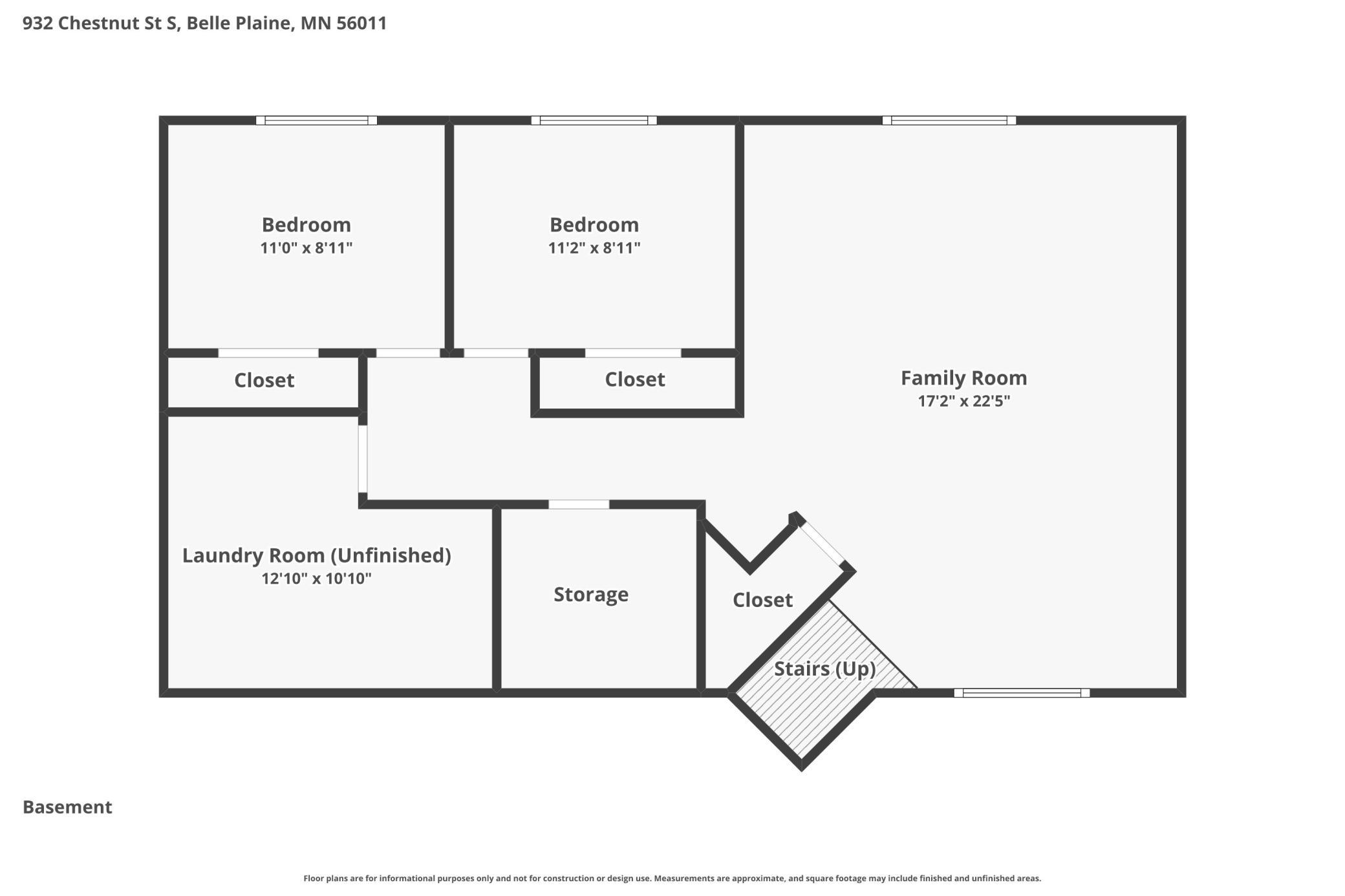 Lower Level Floor Plan