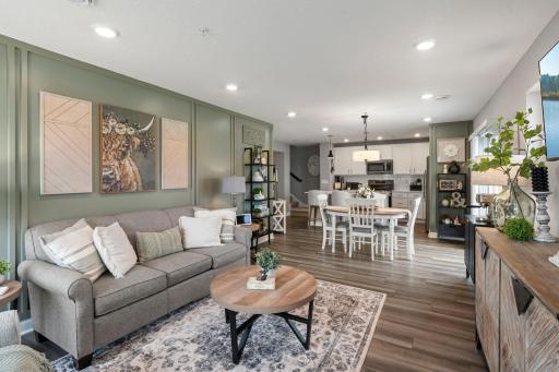 Decorated beautifully with a board and batten wall