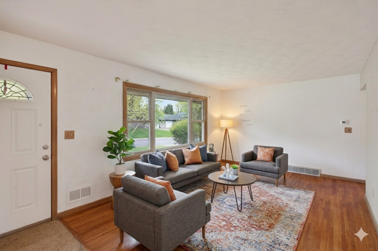 Living Room *virtual staging*