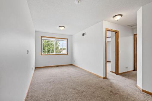 Upper level loft area would make a great office or family room