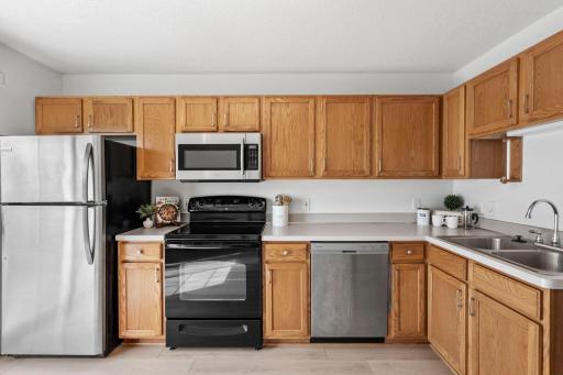 Plenty of cabinet storage