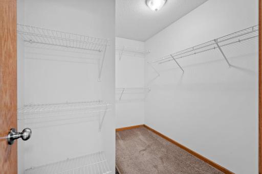 Large primary walk in closet
