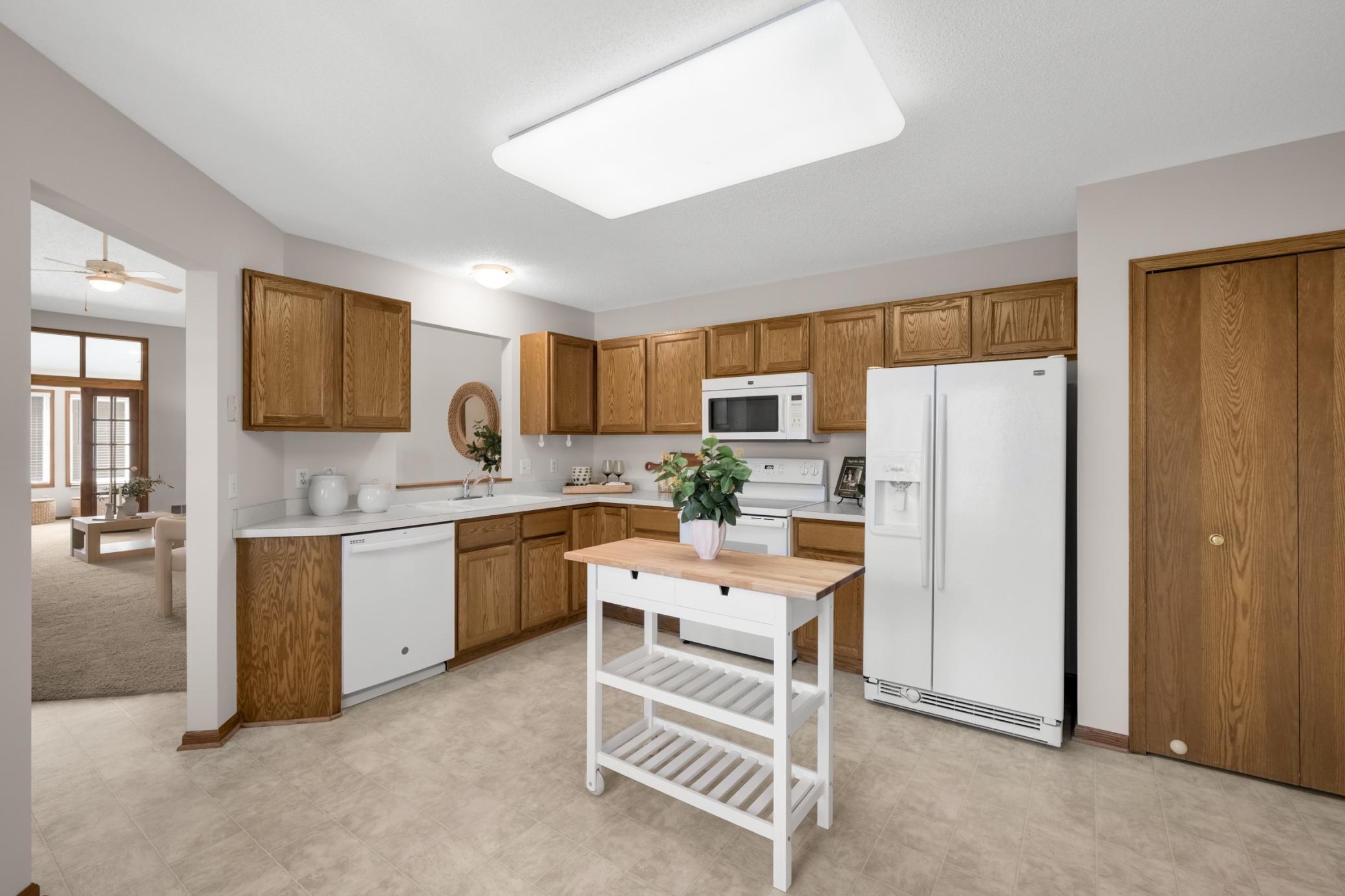 Extra counter space for the chef