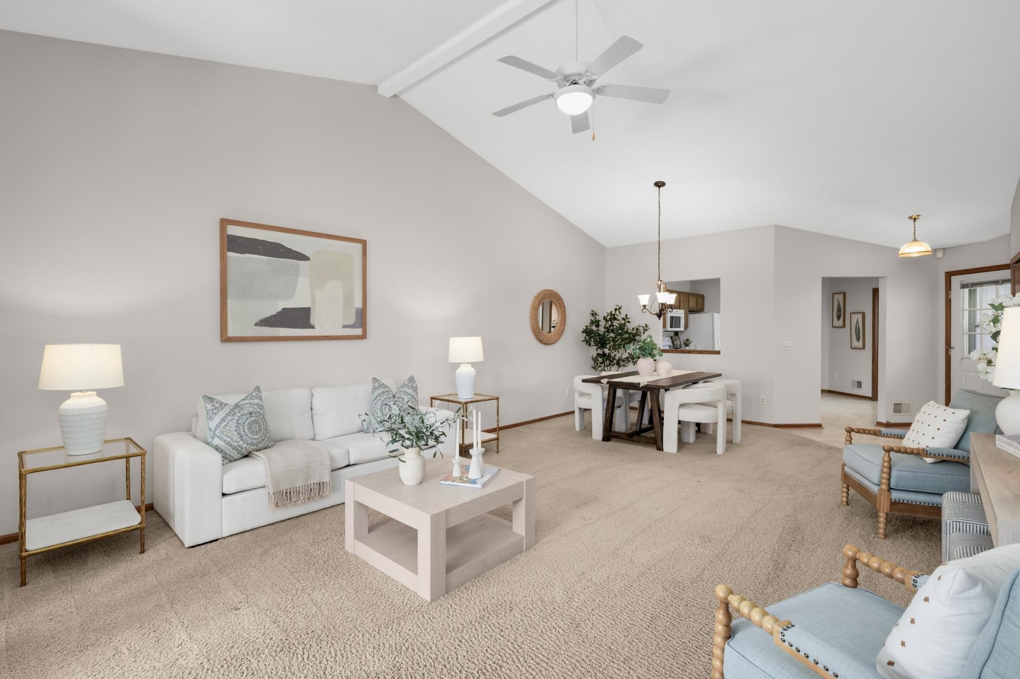 The open-concept design keeps everyone connected while still feeling spacious and comfortable