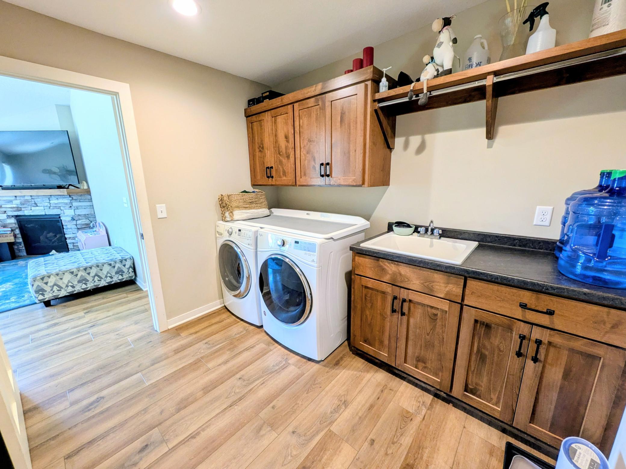 Lots of storage and a coat closet