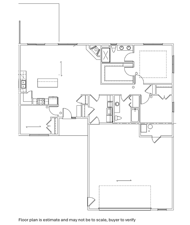 Estimated Floor Plan Patio Home