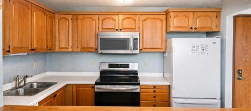 Kitchen With Well-Placed Counter Spaces...