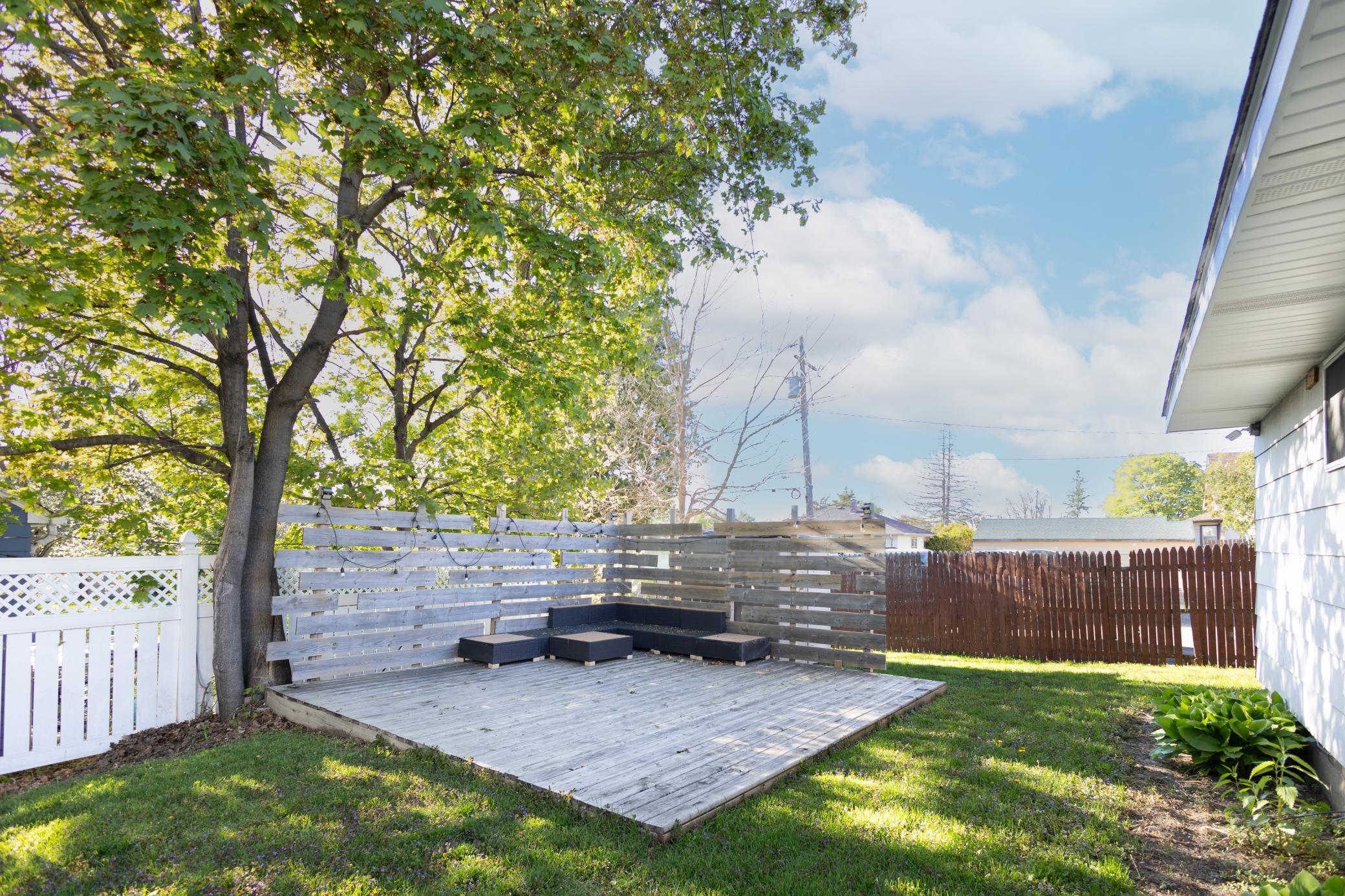 Patio perfect for hosting