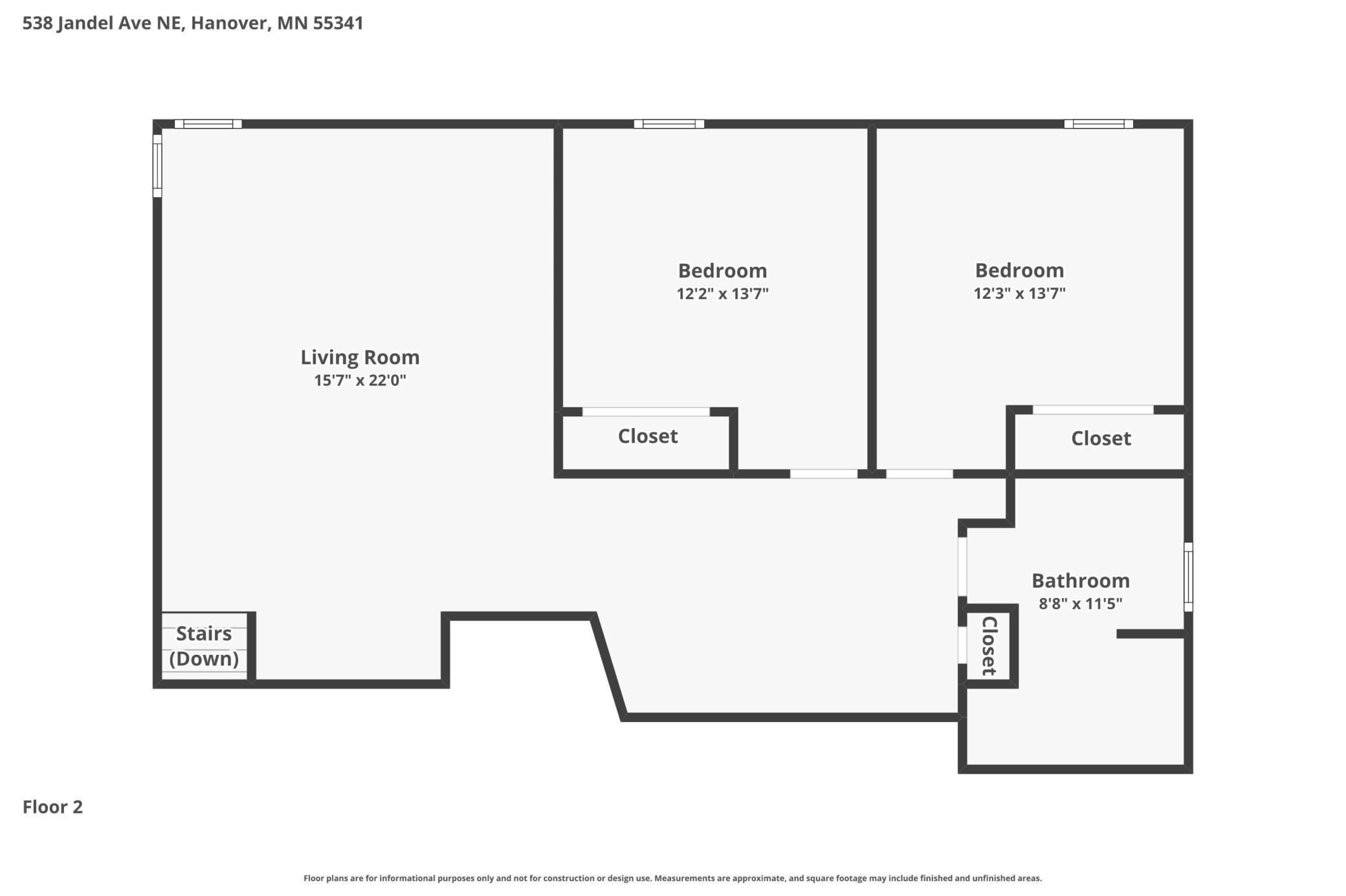 Upper Level floorplan