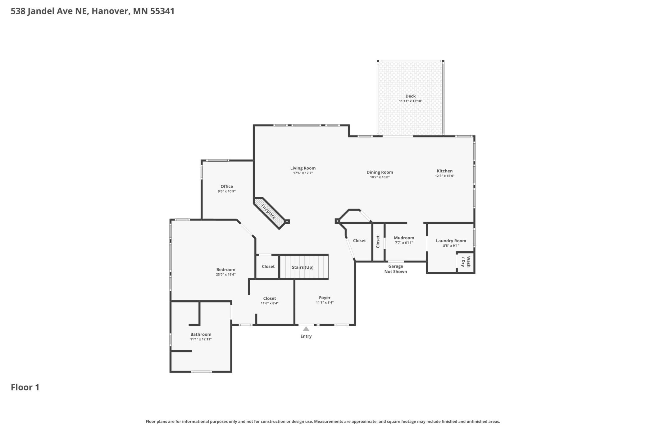 Main Level floorplan