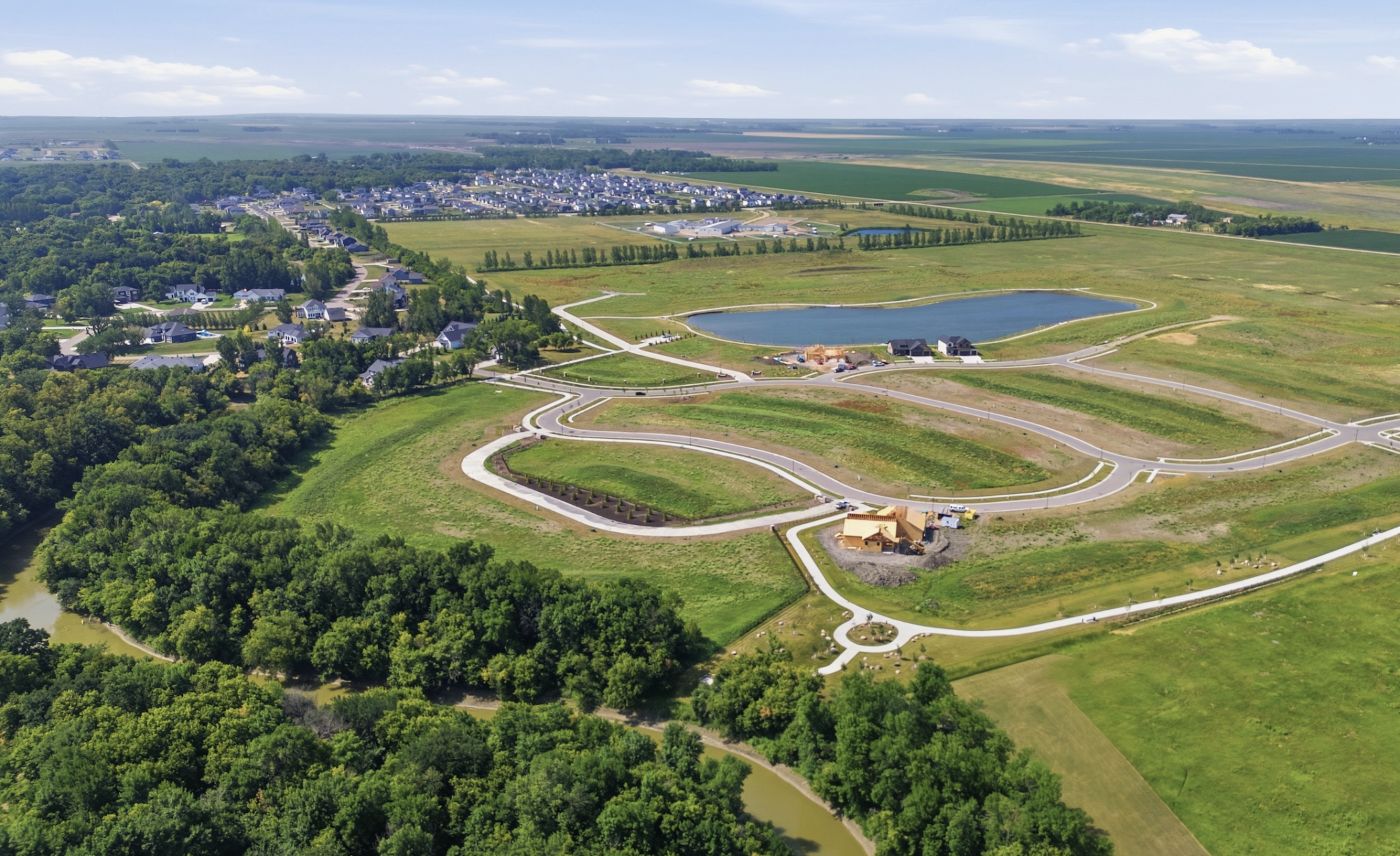 Rivers Edge Aerial View