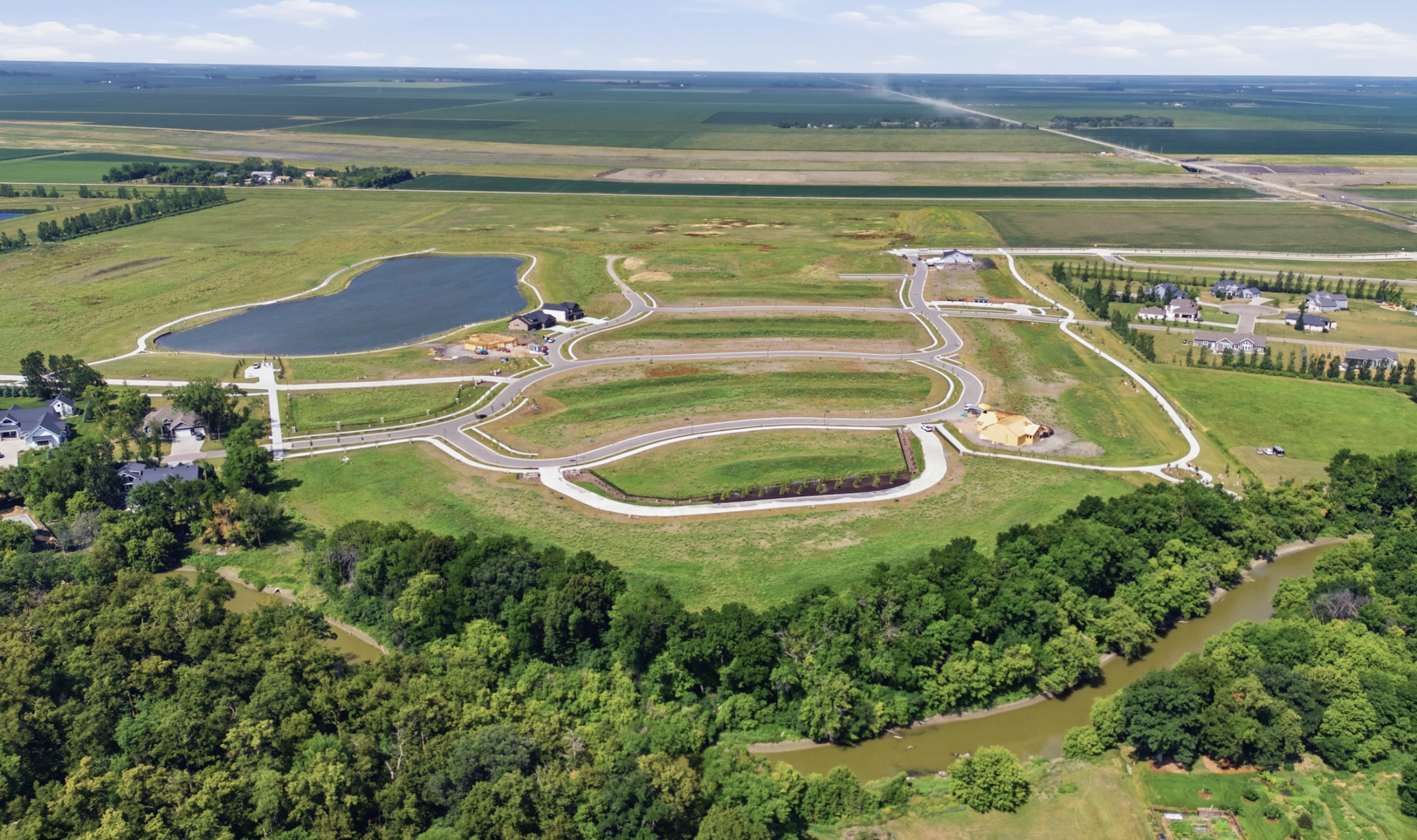 Rivers Edge Aerial View