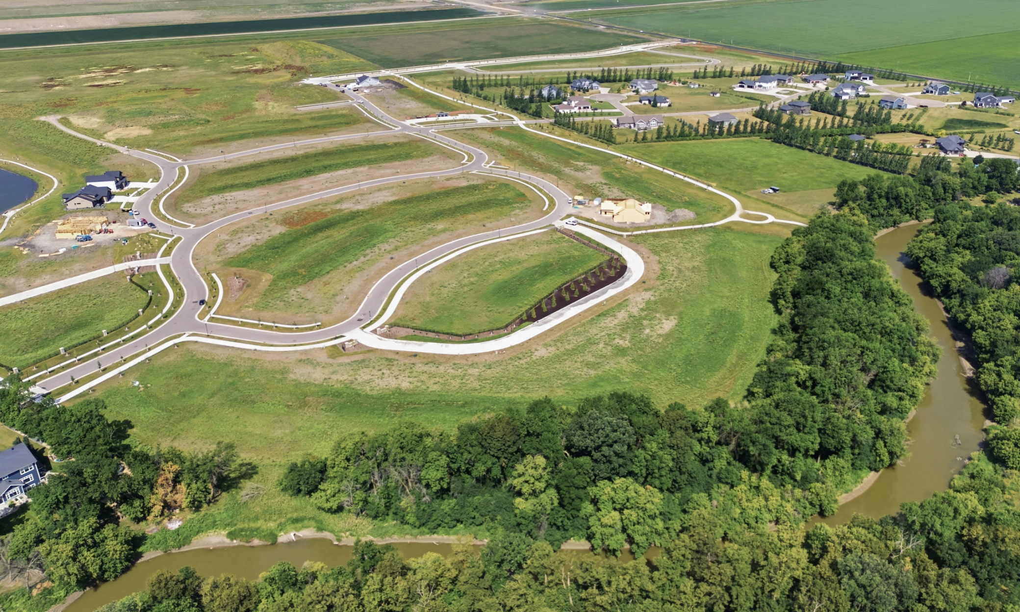 Rivers Edge Aerial View