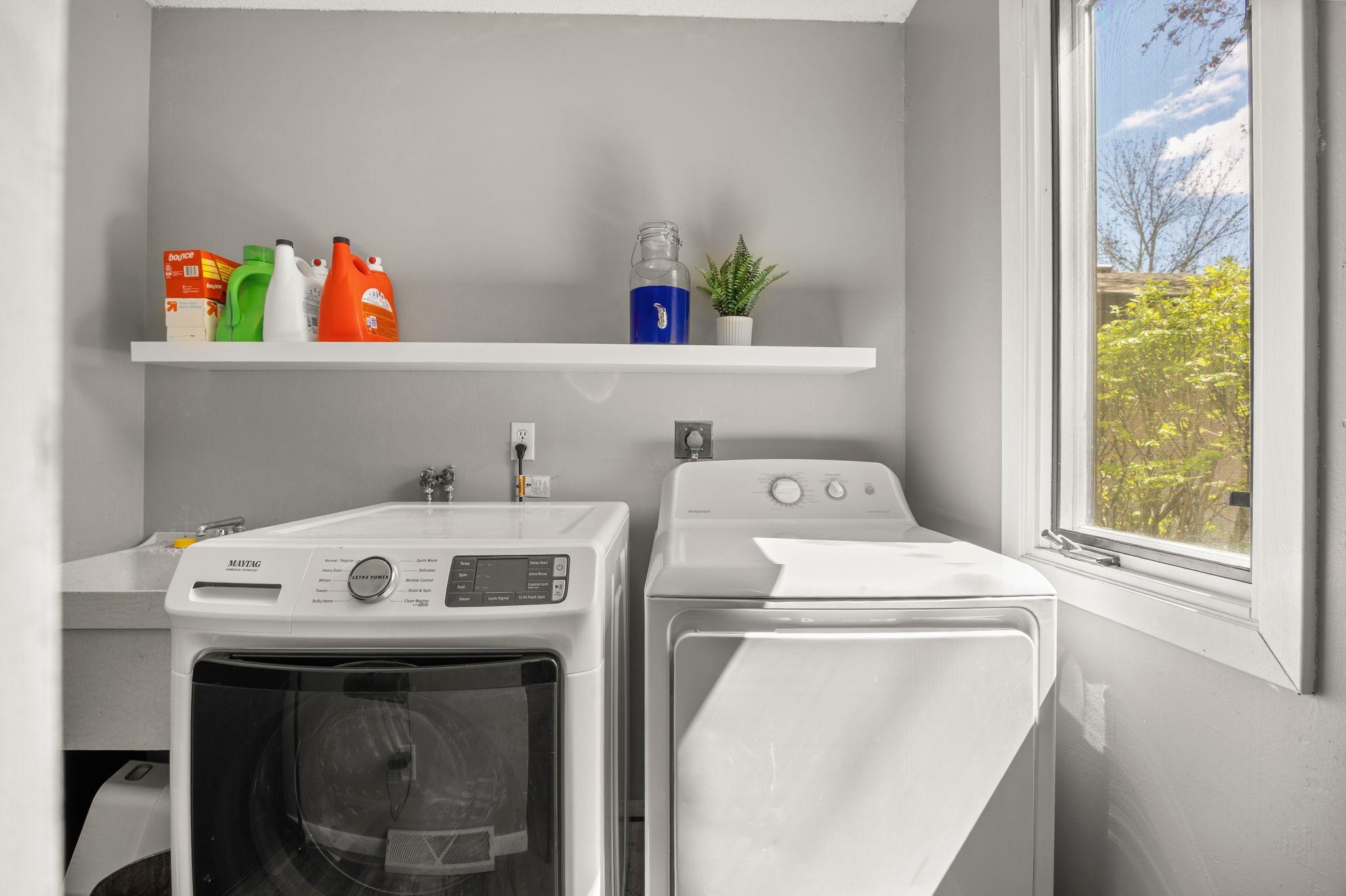 Laundry on main level!