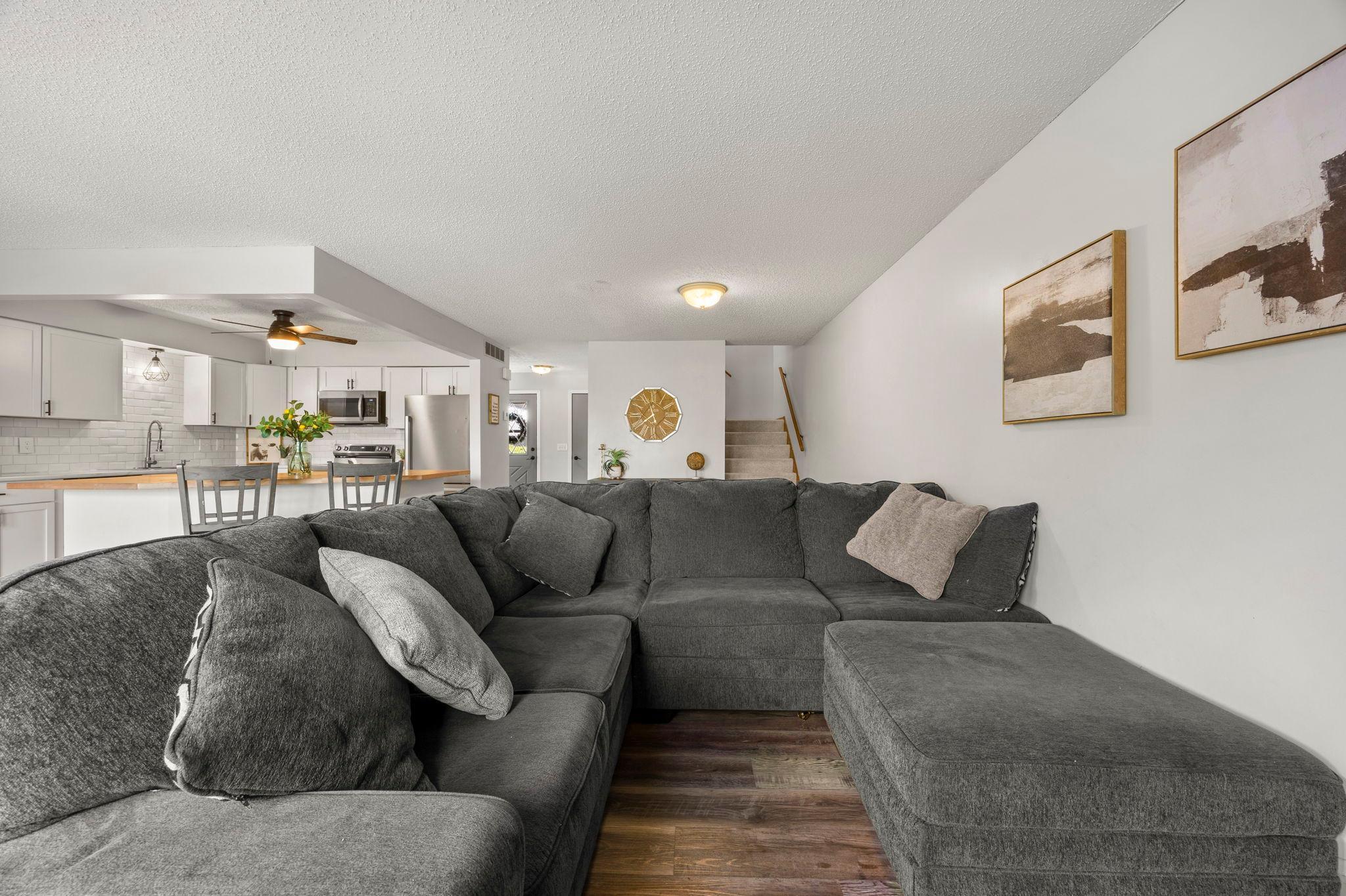 Cozy main level living space