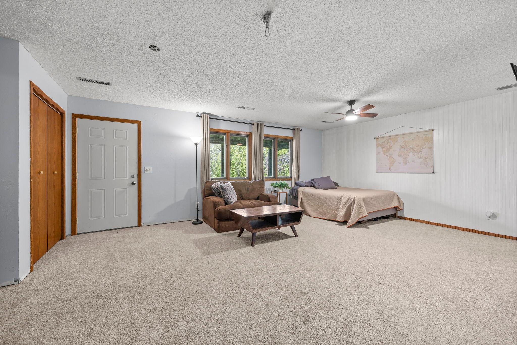 Lower level family room