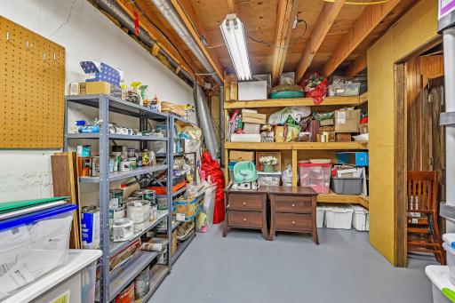 This is the 5th level - the basement. Storage and mechanicals
