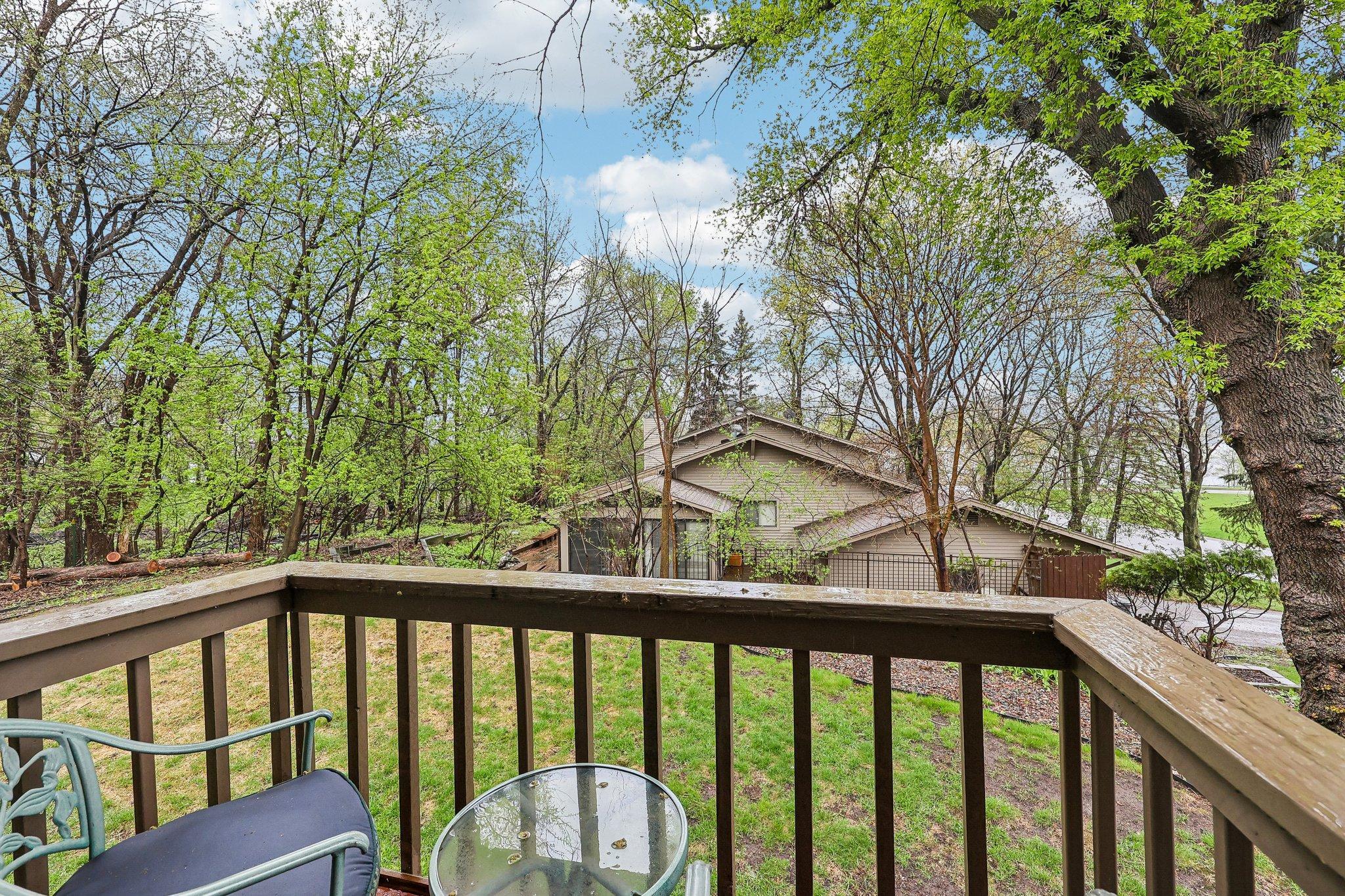 Private balcony - you can see the lake from here