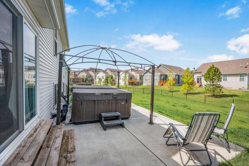Large Patio (Sorry Hot tub does not stay)