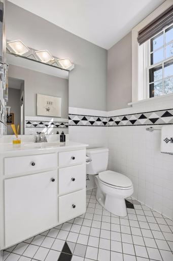 3/4 bath attached to main floor 5th bedroom