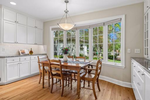 Eat-in Kitchen w/east facing windows for AM sun