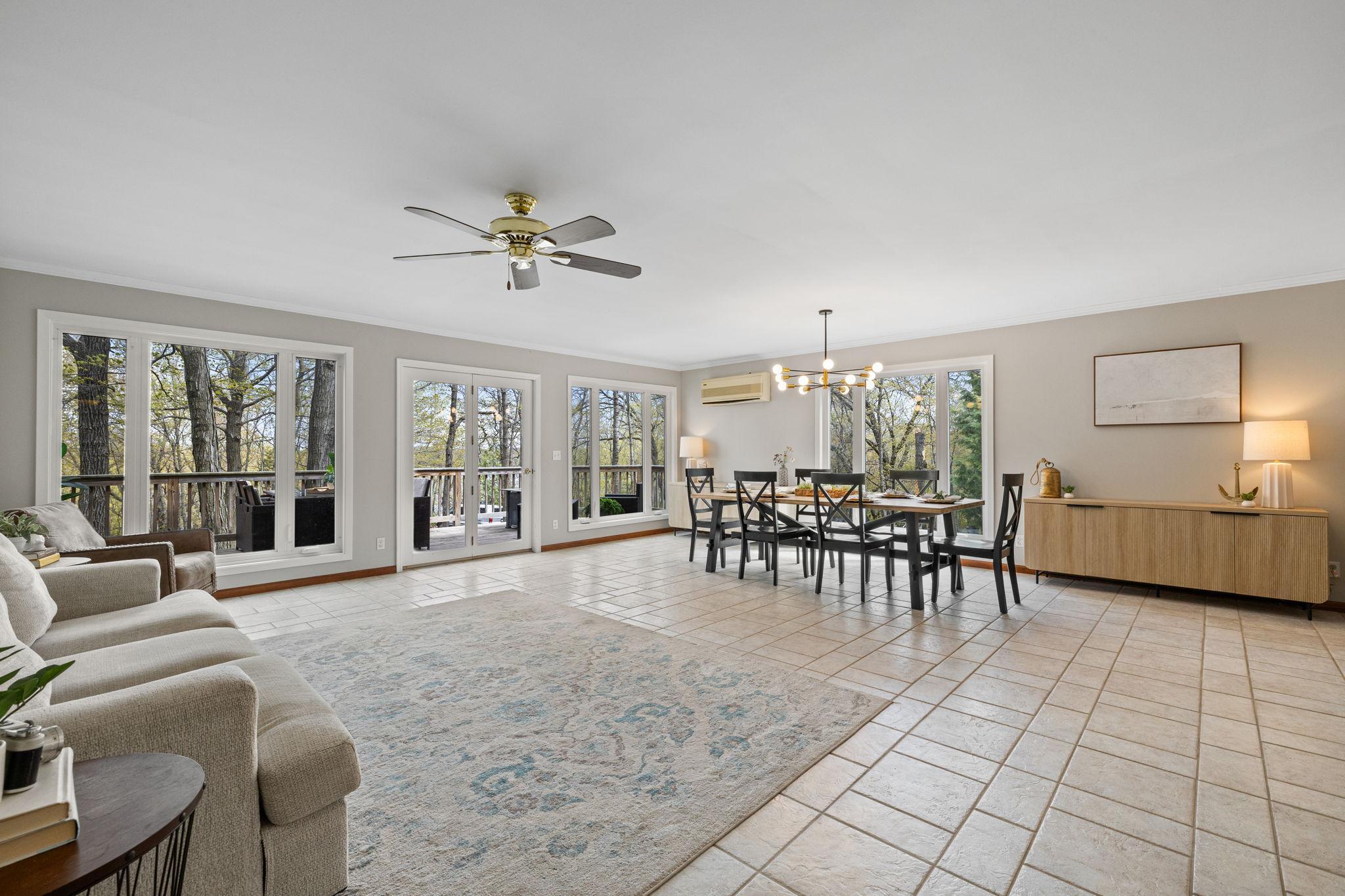 Huge main floor living room