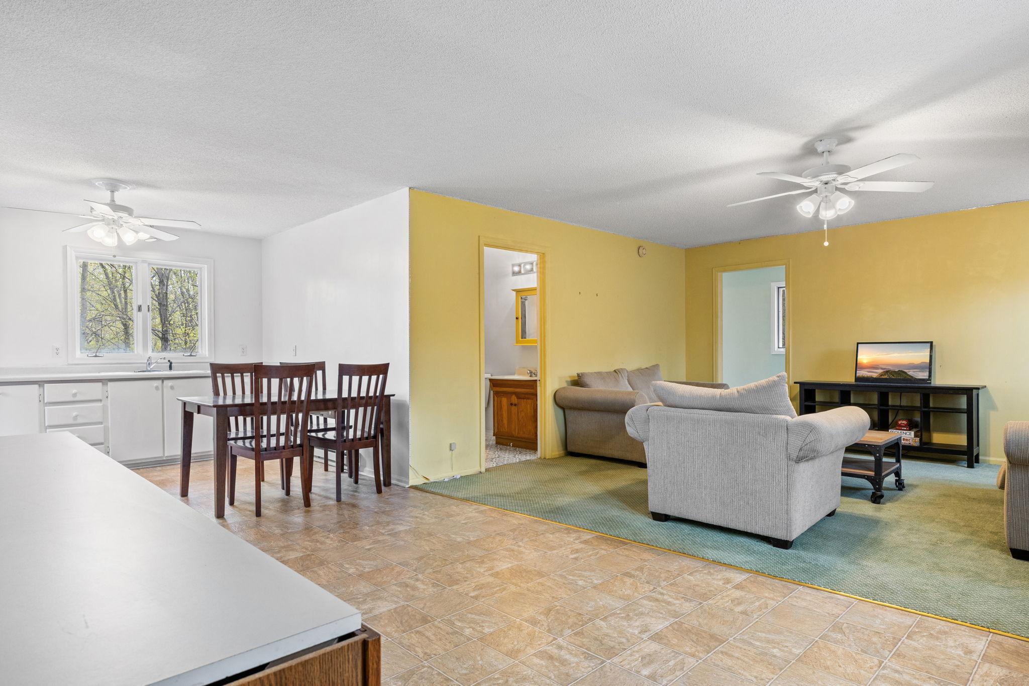 Spacious living area