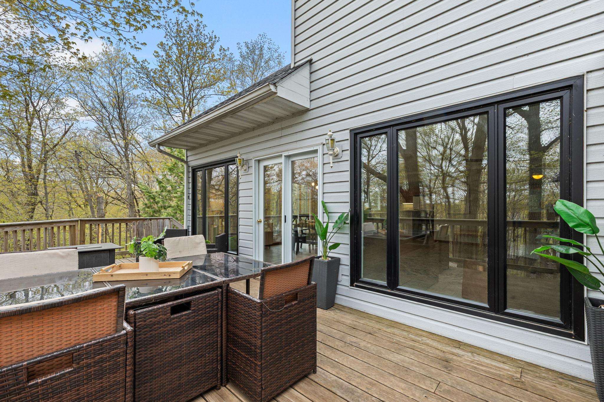 Access from main living room or sun room