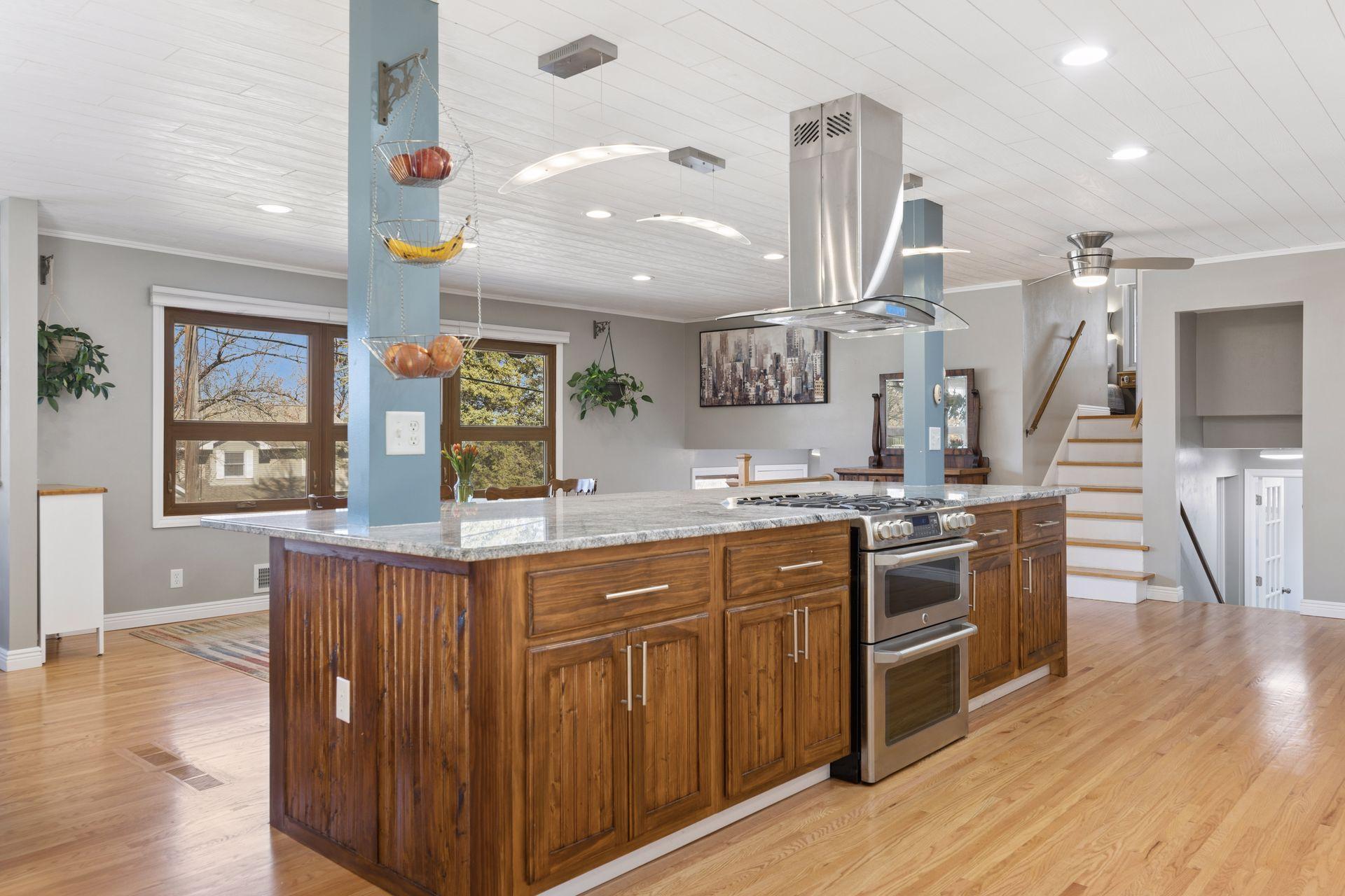 The island is truly the center of this home. Everything was new here in 2016-2018.