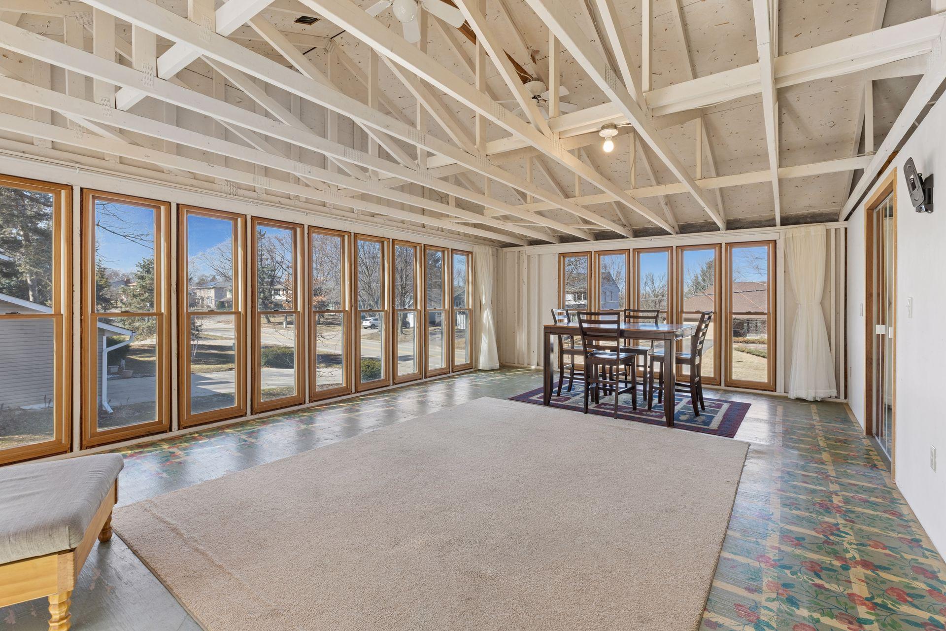 This room is also spectacular, and could be used for so many things. Finish it off for even more living space too.