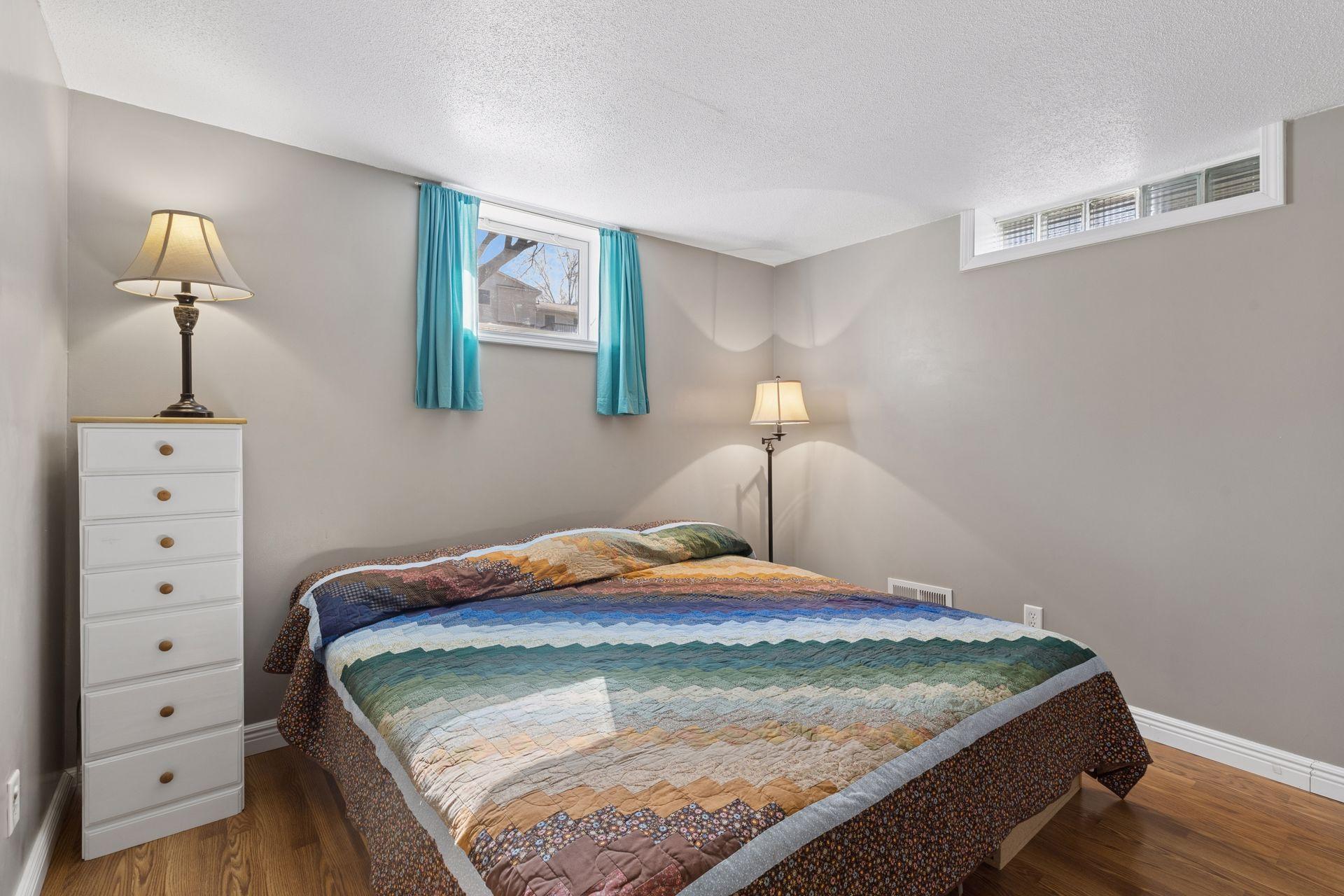 Downstairs is the non conforming bedroom ( no egress window0 or den.