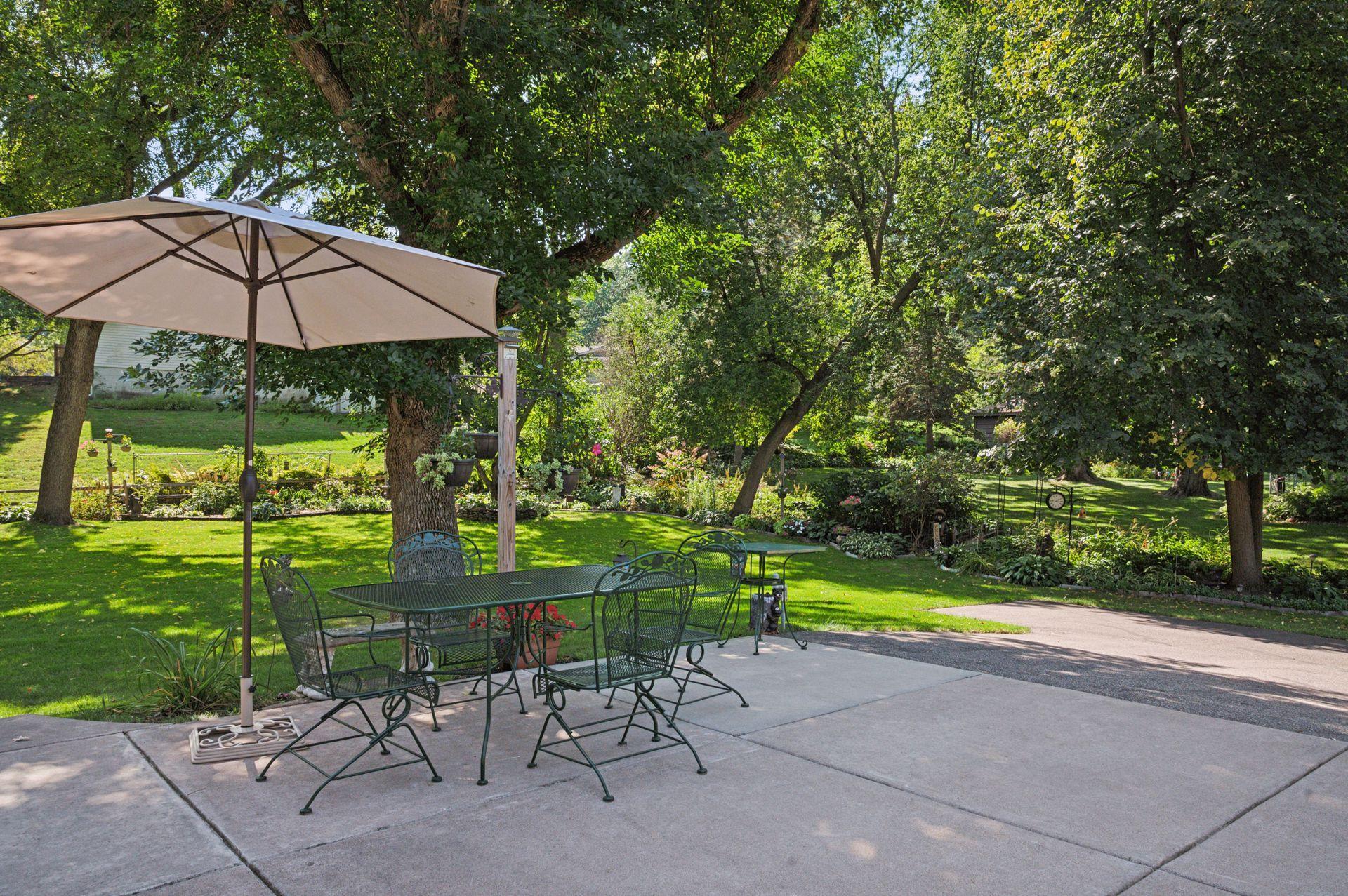 Imagine your evenings here overlooking the yard.