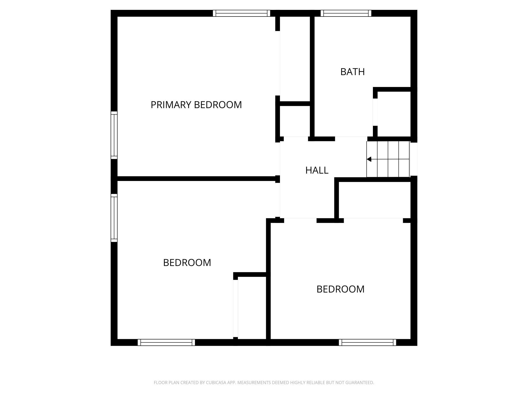 upper level floorplan