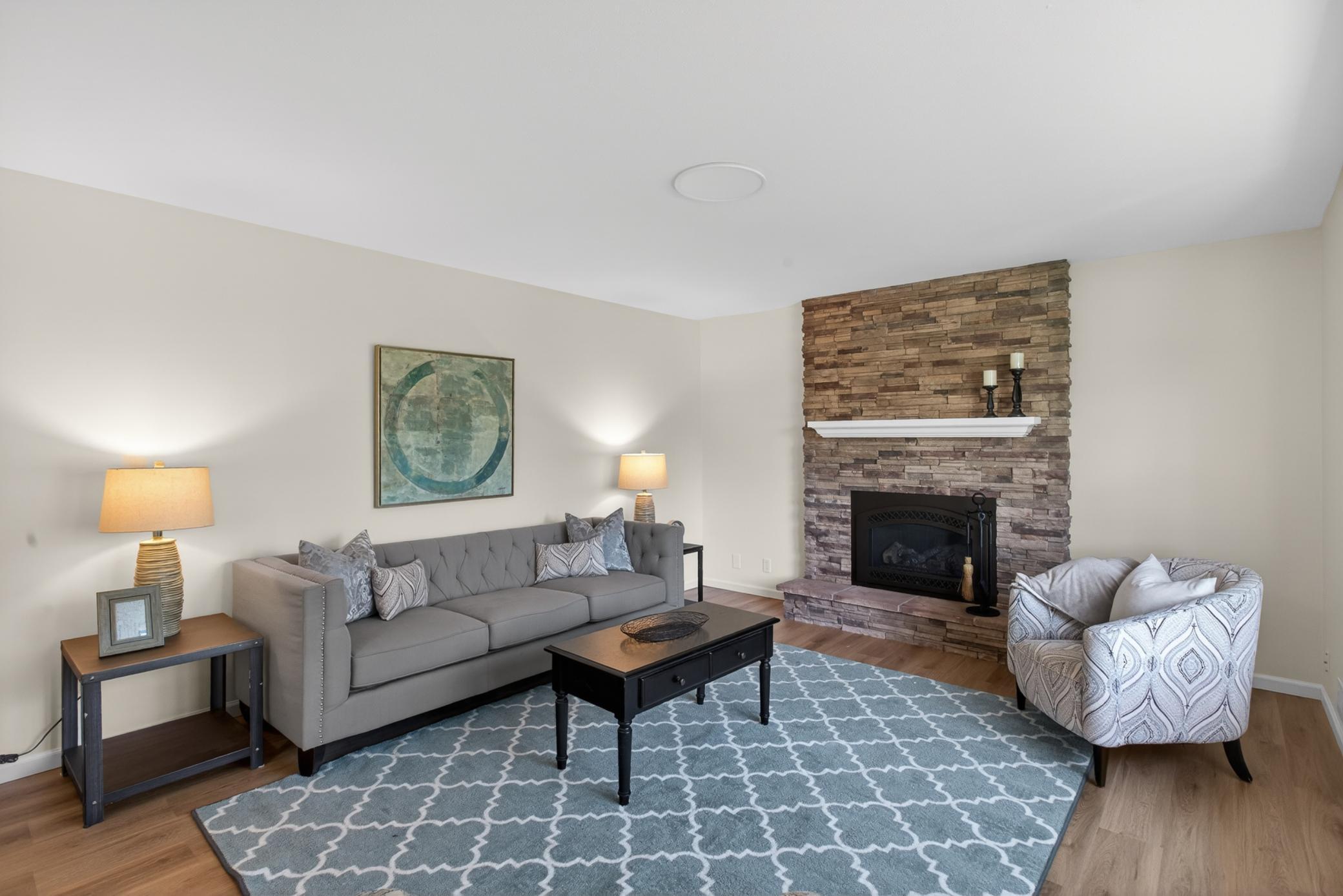 Main level: living room