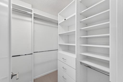 Large walk-in closet in the primary bedroom