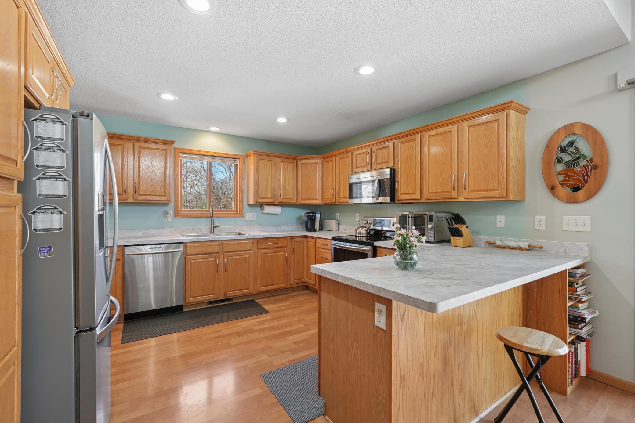 Plenty of counter space and cupboards
