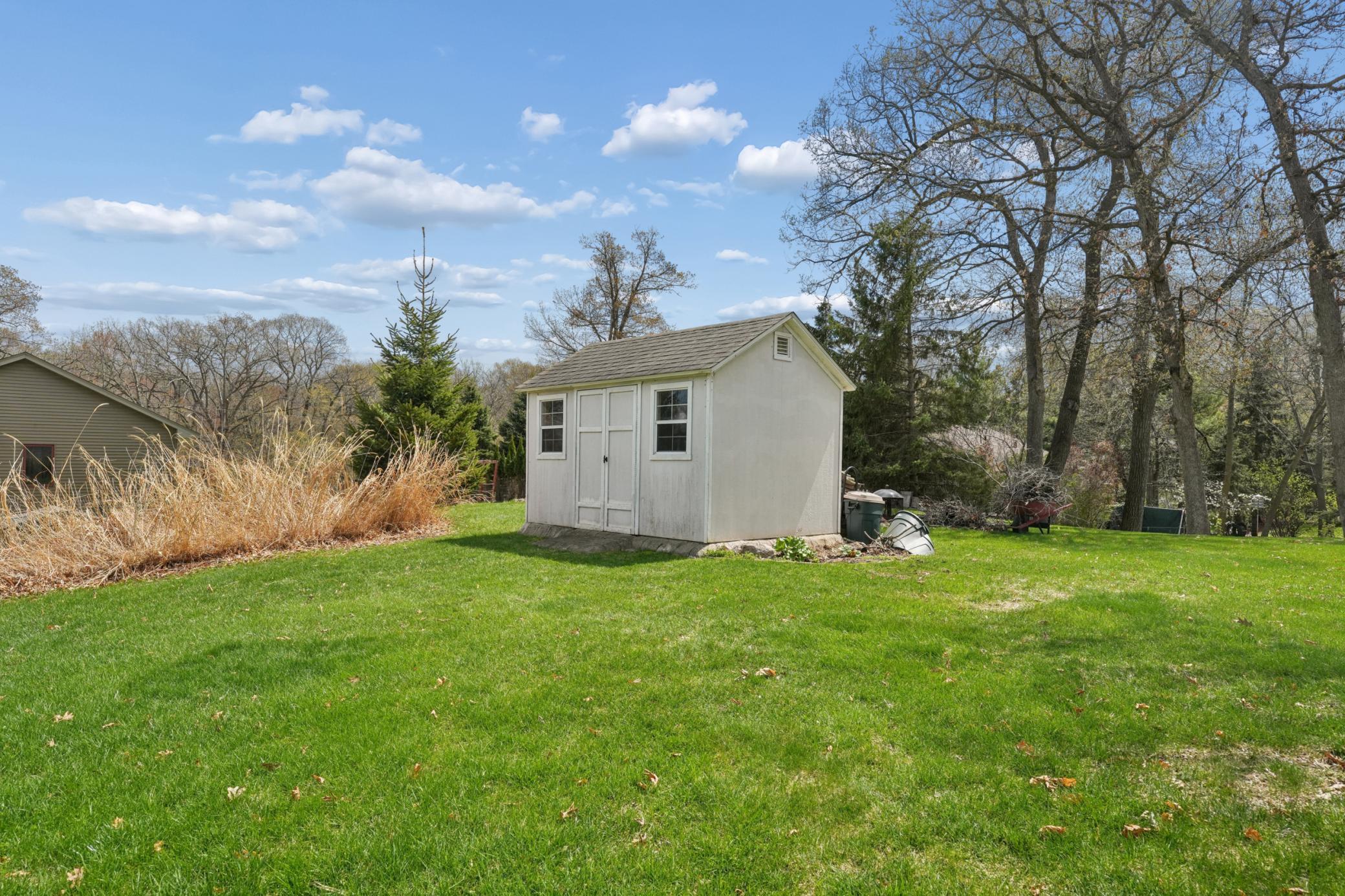 Garden shed for all your tools.