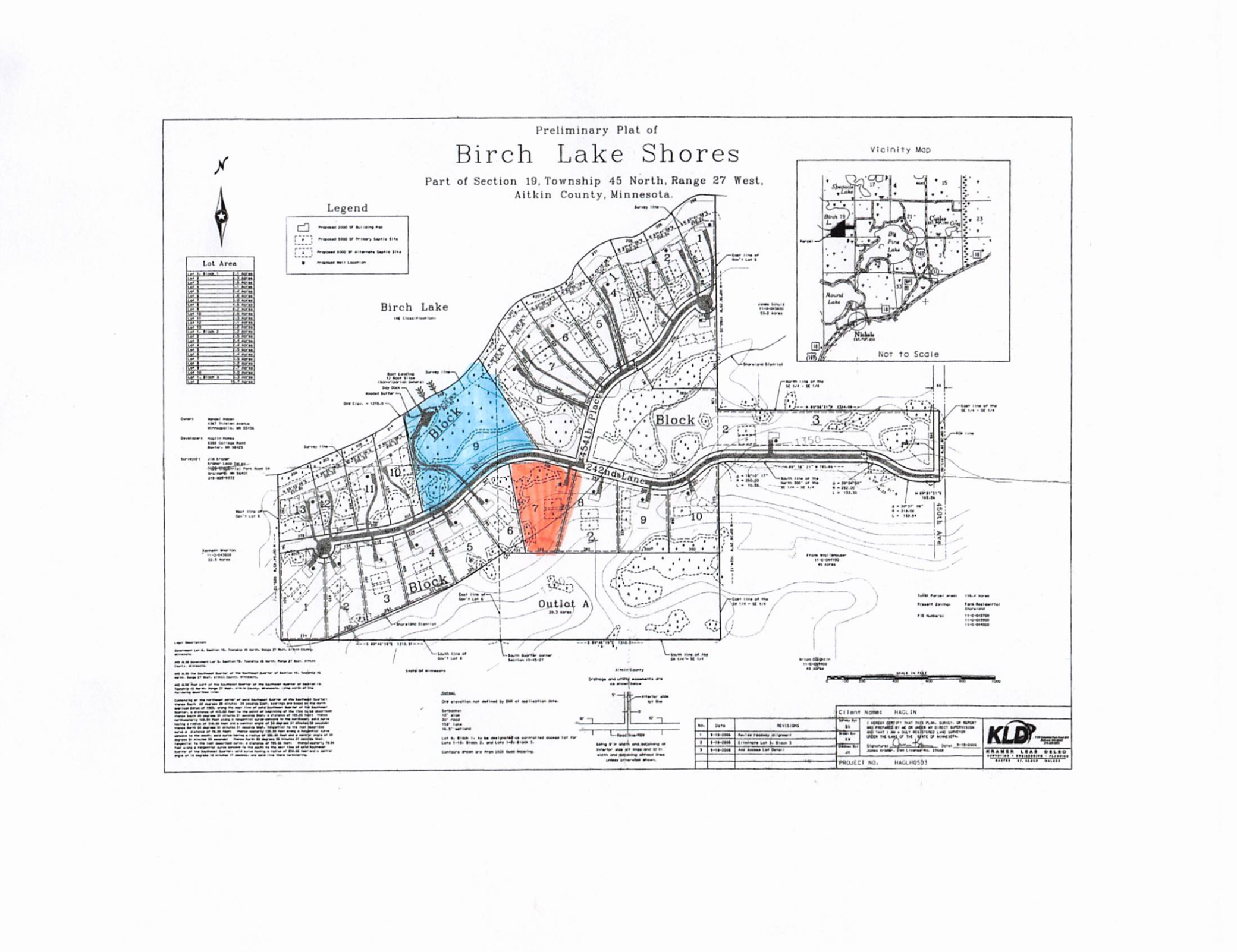 Red-Lot 7, Blue -Shared Lot-9