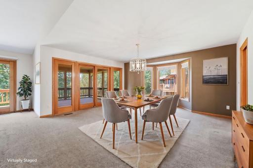Dining Room Virtually Staged