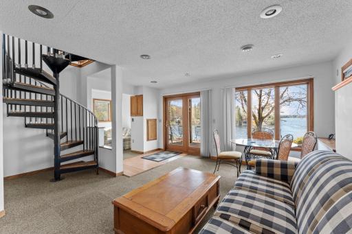 Lower level multi-purpose space: family room, game room, extra sleeping areas & more