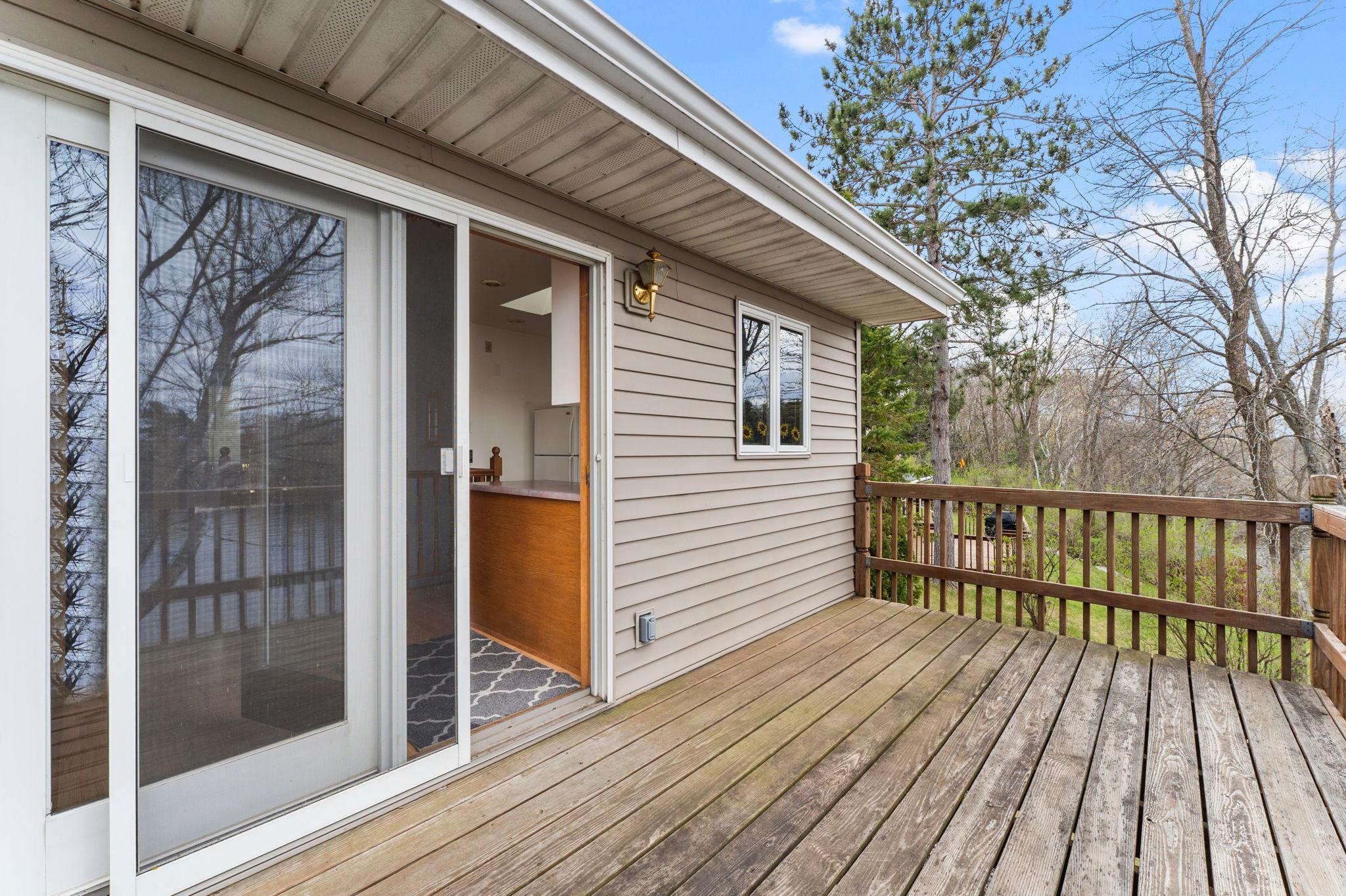 Another angle of the deck