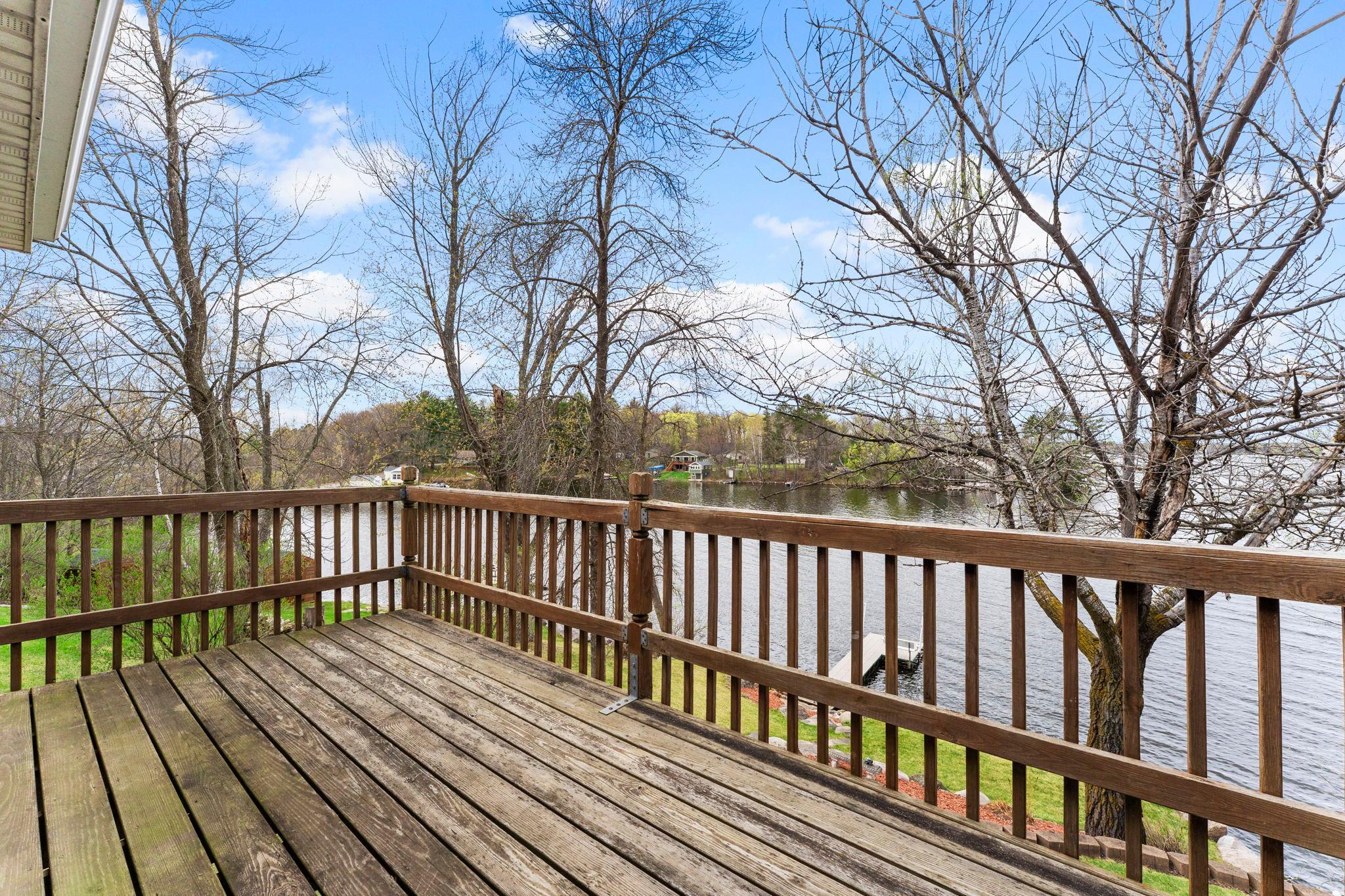 View from the deck off kitchen/living room