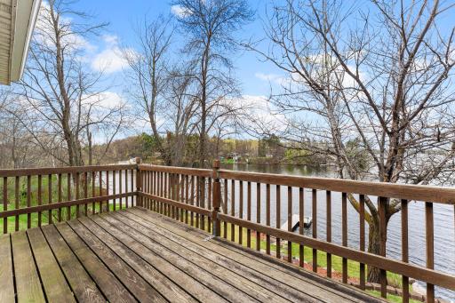 View from the deck off kitchen/living room