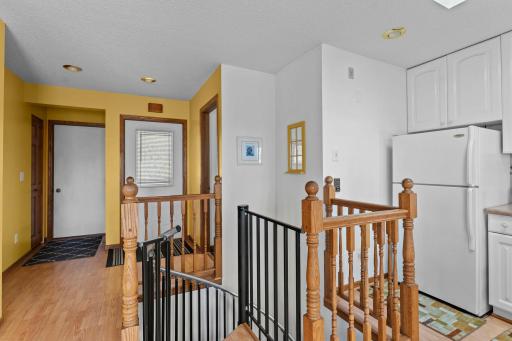 Large entry from front door or from the garage access